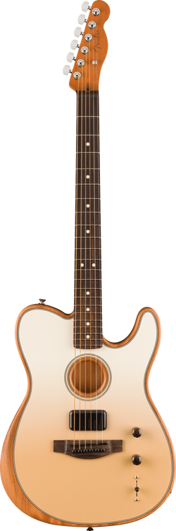 Fender FINNEAS Signature Acoustasonic Player Telecasterwith Bag, Rosewood Fingerboard, Cappuccino Fade