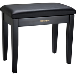Roland RPB100 Piano Bench w/ Cushioned Seat & Storage Compartment - Satin Black
