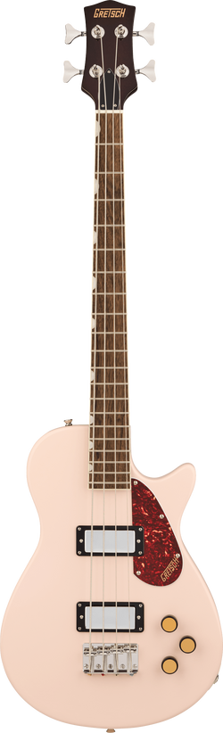 Gretsch Streamliner™ Jet™ Club Bass Single-Cut, Laurel Fingerboard, Shell Pink