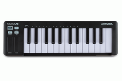 Arturia MicroLab mk3 - 25-Key MIDI Controller Keyboard, Black