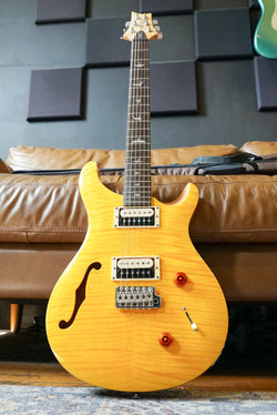 Pre-Owned PRS SE Custom 22 Semi Hollow Santana Yellow