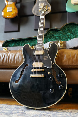 Heritage Custom Shop Core Collection H-555 Electric Guitar, Ebony (Artisan Aged)