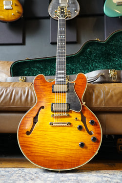 Heritage Custom Shop 40th Anniversary H-555 Electric Guitar, Almond Burst