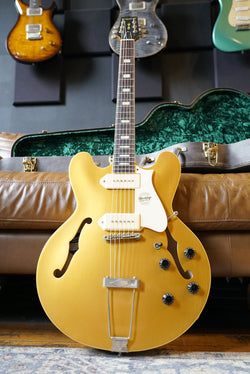 Heritage Custom Shop Factory Special H-530 Electric Guitar, Gold Top, Artisan Aged