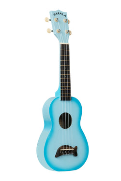 Kala Light Blue Burst Soprano Dolphin Ukulele