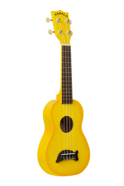 Kala Yellow Burst Soprano Dolphin Ukulele