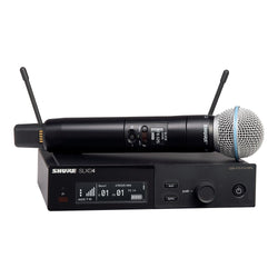 Shure SLX-D System with SLXD2/Beta58 Handheld Transmitter and SLXD4 Digital Wireless Receiver