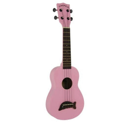 Makala Dolphin Soprano Ukulele, Pink