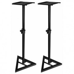 Adam Hall SKDB039 Tall Height Adjustable Studio Monitor Stand (PAIR)