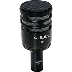 Audix D6 Dynamic Kick Drum Microphone
